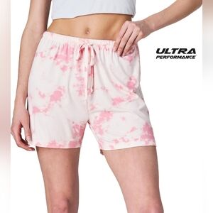 Ultra Performance Pink Tie-Dye Shorts